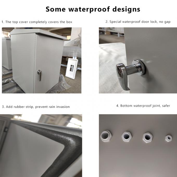 Gabinete del estante de la red de la precisión, gabinete al aire libre