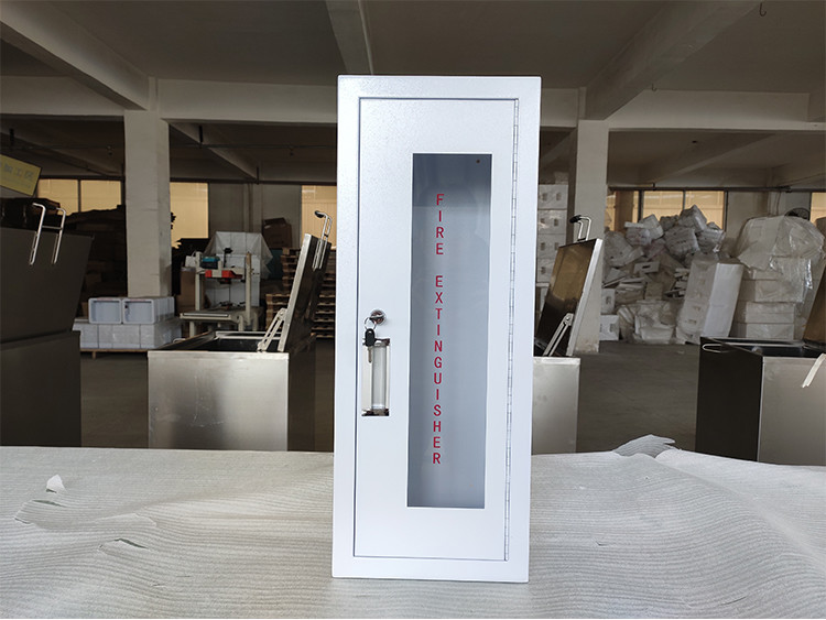 Caja rasante del extintor del soporte, gabinetes del extintor del acero