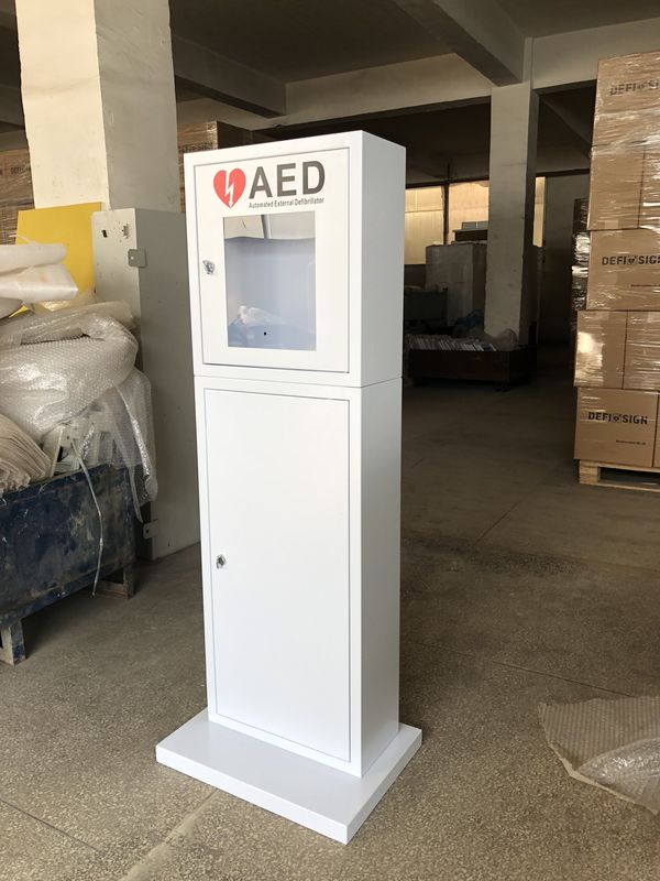 Caja derecha libre al aire libre del Defibrillator de la emergencia para el almacenamiento de los primeros auxilios