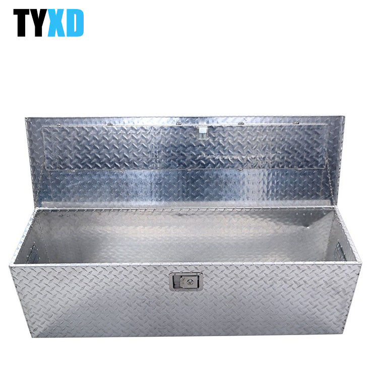 Coche del metal de la caja de herramientas de aluminio de plata del almacenamiento/gabinete adaptables del remolque