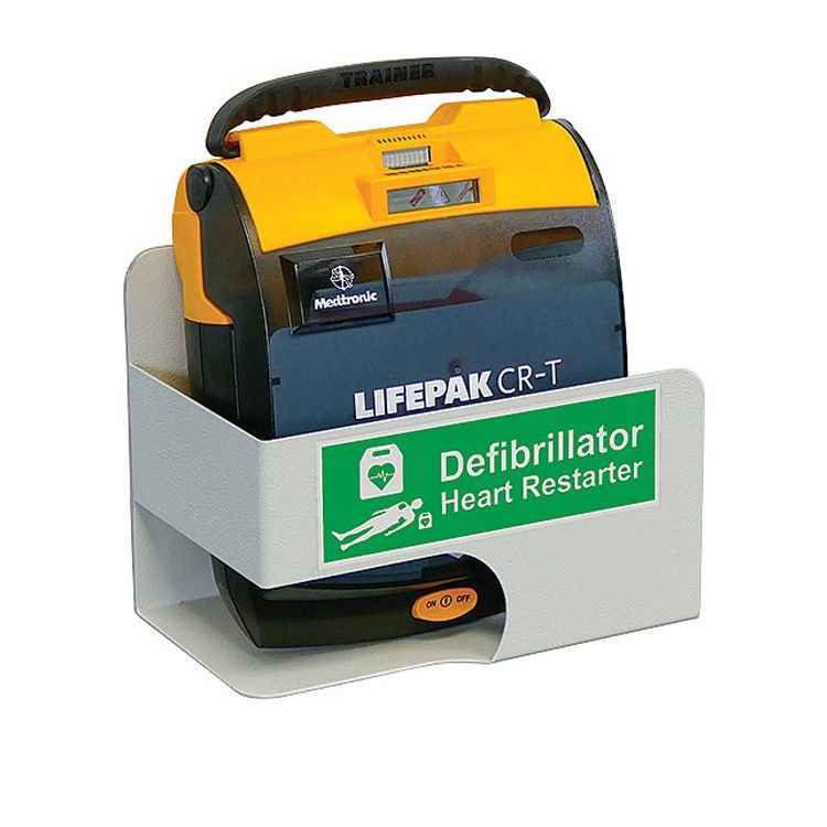 Soporte de pared de acero en frío del AED, soporte de pared del Defibrillator del AED de la ayuda de la seguridad primero