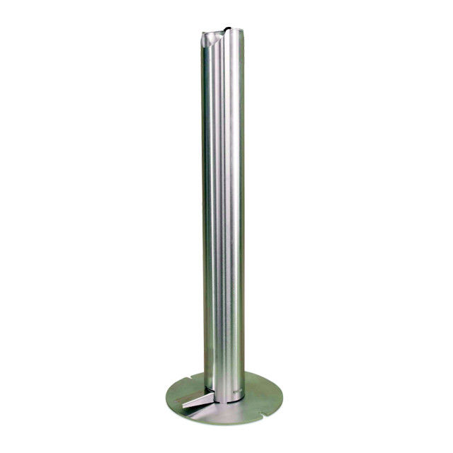 Soporte actuado pedal universal activo redondo del desinfectante del soporte del dispensador de Sanitiser del pedal del pie de tubo del acero inoxidable