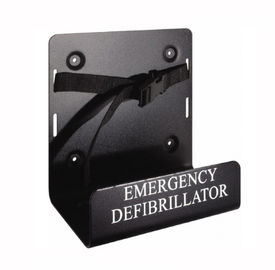 Soporte del soporte de la pared de 90 del grado AED del metal arreglo para requisitos particulares negro/del verde disponible