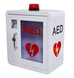 Alta seguridad curvada del AED de la caja montada en la pared de la esquina del Defibrillator para interior