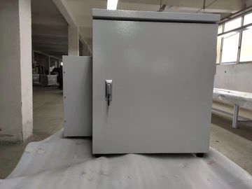 gabinete al aire libre en frío 12U de la red del acero IP55 con el aire acondicionado