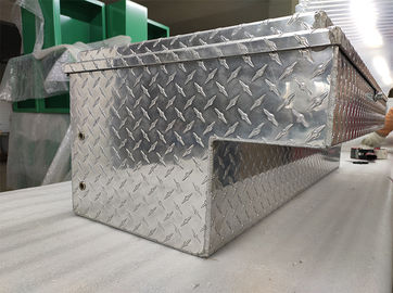 Cajas de herramientas de aluminio soldadas con autógena del lado del camión del gabinete de almacenamiento bloqueables para la seguridad